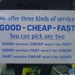 good cheap fast
