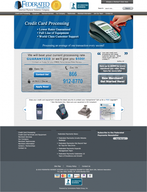 Main image/screenshot for Federated Payments