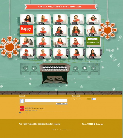 Main image/screenshot for A Well Orchestrated Holiday Wish from The Jones Group