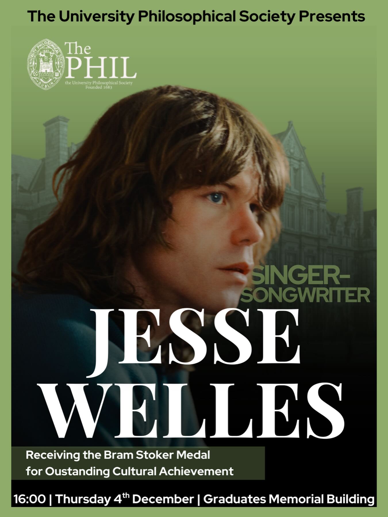 Jesse Receives the Bram Stoker Medal for Outstanding Cultural Achievement